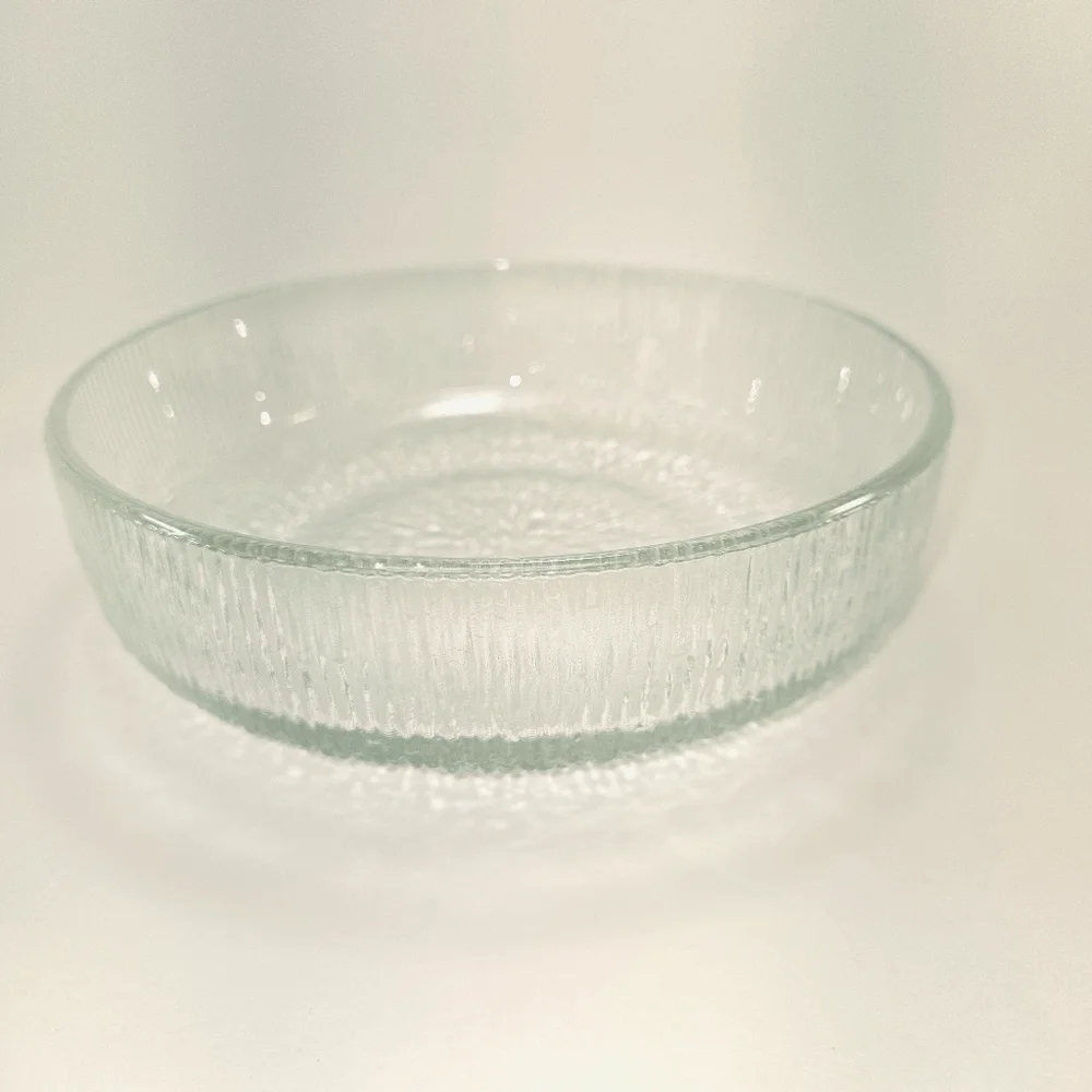 Indiana Glass Crystal Bowl Ice Pattern 7